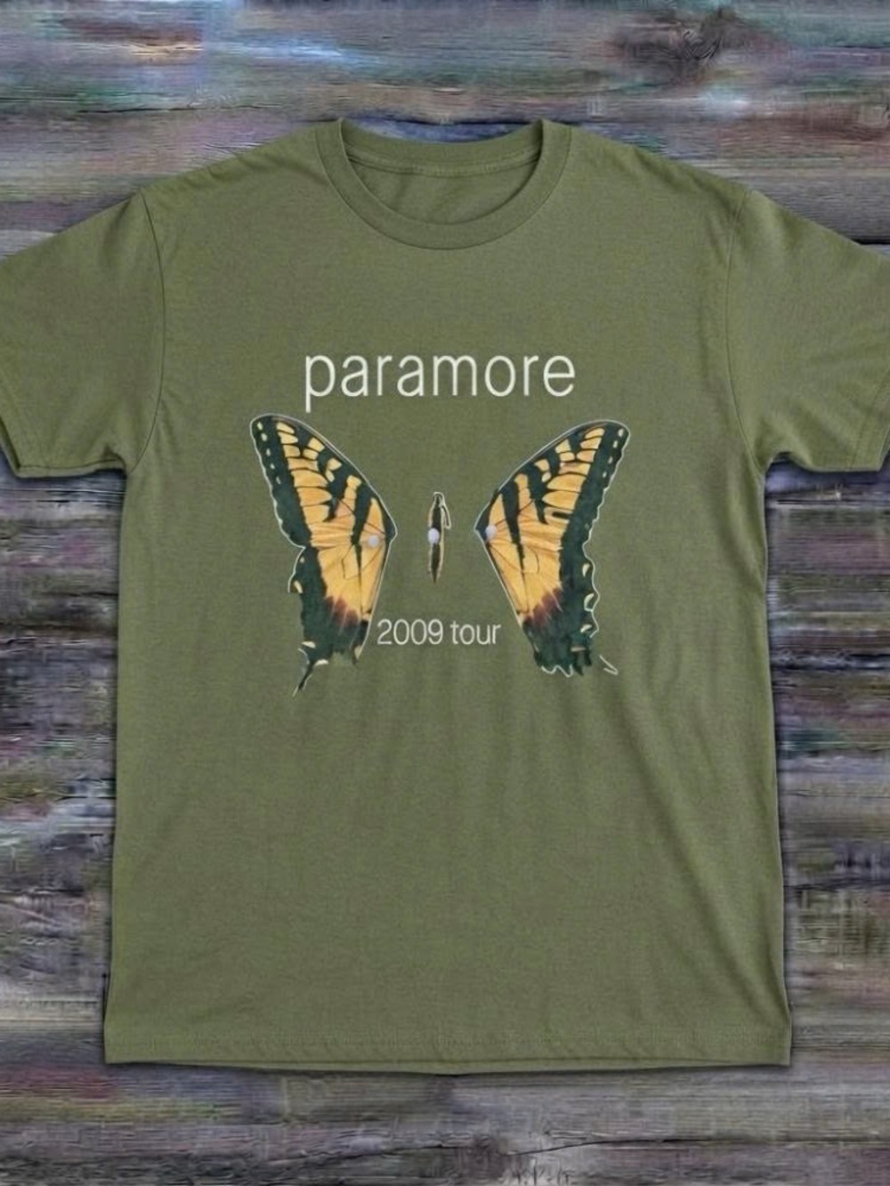 Paramore Tour Butterfly Vintage T-Shirt